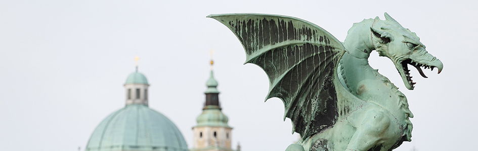 Green Dragon Sculpture